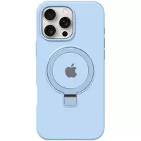 Чехол Silicone Case Full Protective with Ring для Apple iPhone 16 Pro (6.3") Blue