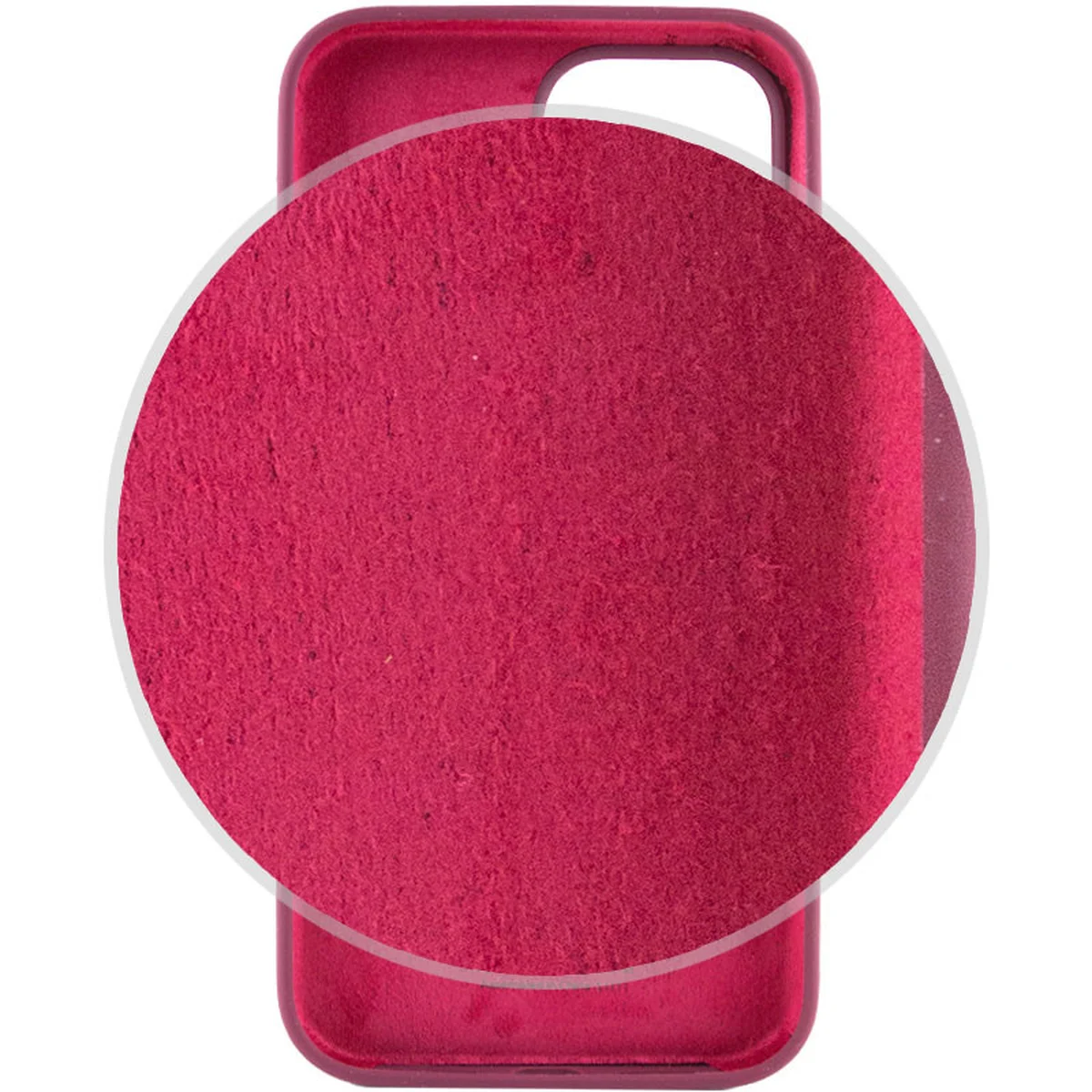 Чехол Silicone Case Full Protective (AA) для Apple iPhone 16 Pro (6.3") Бордовый / Plum