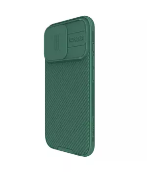 Карбоновая накладка Nillkin CamShield Pro Magnetic для Apple iPhone 16 Pro (6.3") Deep Green