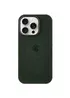 Чохол Silicone Case Full Protective (AA) with MagSafe для Apple iPhone 16 Pro (6.3") Зелений / Dark Olive