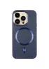 Шкіряний чохол SnapCase with MagSafe для Apple iPhone 16 Pro (6.3") Dark Blue