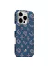 TPU+PC чехол Blueo Gilded Tactile Woven with MagSafe для Apple iPhone 16 Pro (6.3") Blue