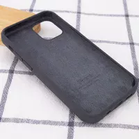 Чохол Silicone Case Full Protective (AA) для Apple iPhone 16 Pro (6.3") Сірий / Dark Gray