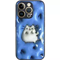 TPU+PC чохол Prisma Fluffie для Apple iPhone 16 Pro (6.3") Pusheen