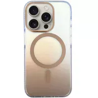 Чехол TPU+PC Shadow with MagSafe для Apple iPhone 16 Pro (6.3") Quicksand gold