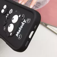 Чехол TPU Toys Case для Apple iPhone 16 Pro (6.3") Black / Melody