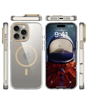 Чехол TPU Space Case Apex with MagSafe для Apple iPhone 16 Pro (6.3") Gold