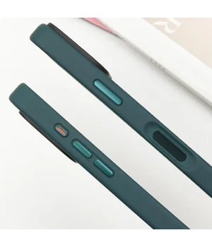 TPU+PC чехол Metal Buttons для Apple iPhone 16 Pro (6.3") Зеленый