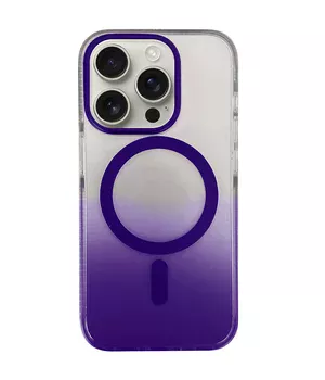 Чохол TPU+PC Phantom with MagSafe для Apple iPhone 16 Pro (6.3") Purple