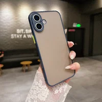 Силиконовый чехол "Armor Matte Cover" для iPhone 16 Синий
