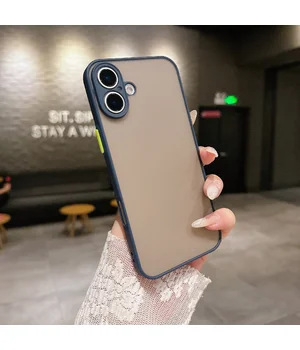 Силиконовый чехол "Armor Matte Cover" для iPhone 16 Синий Силиконовый чехол "Armor Matte Cover" для iPhone 16 Синий