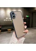 Силиконовый чехол "Armor Matte Cover" для iPhone 16 Синий