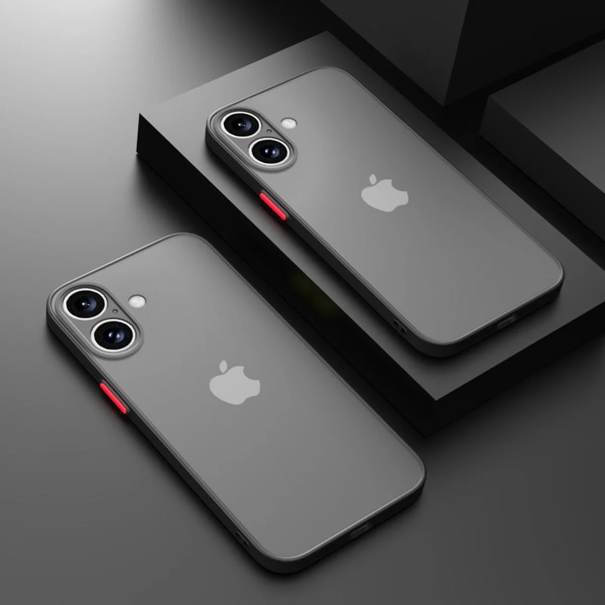 Силиконовый чехол "Armor Matte Cover" для iPhone 16 Черный