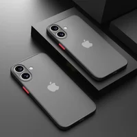 Силиконовый чехол "Armor Matte Cover" для iPhone 16 Черный