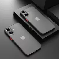 Силиконовый чехол "Armor Matte Cover" для iPhone 16 Черный