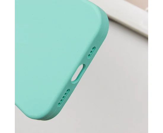 Чохол Silicone Case Full Protective (AA) для Apple iPhone 16 (6.1") Бірюзовий / Marine Green