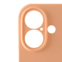 Чехол Silicone Case Full Camera Protective (AA) для Apple iPhone 16 (6.1") Оранжевый / Cantaloupe
