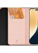 Чохол-книжка Dux Ducis з кишенею для візиток для Apple iPhone 16 (6.1") Rose Gold