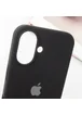 Чохол Silicone Case Full Protective (AA) для Apple iPhone 16 (6.1") Чорний / Black