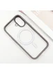 TPU+PC чохол Metal Buttons with MagSafe для Apple iPhone 16 (6.1") Сірий