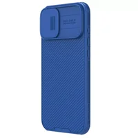 Карбоновая накладка Nillkin CamShield Pro Magnetic для Apple iPhone 16 (6.1") Blue