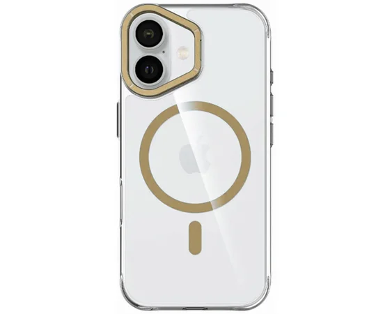 Чехол TPU Space Case Apex with MagSafe для Apple iPhone 16 (6.1") Gold
