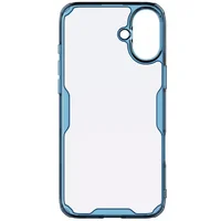 TPU чехол Nillkin Nature Pro Series для Apple iPhone 16 (6.1") Синий (прозрачный)