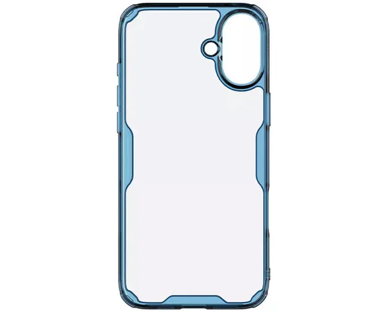 TPU чохол Nillkin Nature Pro Series для Apple iPhone 16 (6.1") Синій (прозорий)