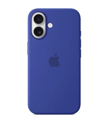 Чехол Silicone case (AAA) full with Magsafe and Animation для Apple iPhone 16 (6.1") Ultramarine