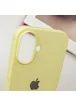 Чохол Silicone Case Full Protective (AA) Apple iPhone 16 (6.1") Жовтий / Mellow Yellow