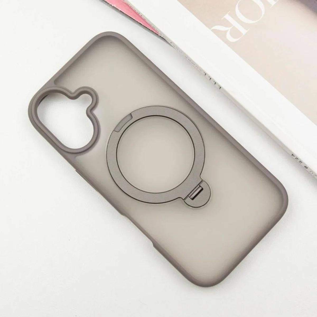 Чехол Ummi Colorful with MagSafe HQ Ring для Apple iPhone 16 (6.1") Grey