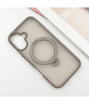 Чехол Ummi Colorful with MagSafe HQ Ring для Apple iPhone 16 (6.1") Grey