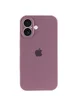 Чехол Silicone Case Full Camera Protective (AA) для Apple iPhone 16 (6.1") Лиловый / Lilac Pride