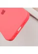 Чехол Silicone Case Full Protective (AA) для Apple iPhone 16 (6.1") Арбузный / Watermelon red