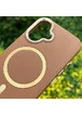 Кожаный чехол SnapCase with MagSafe для Apple iPhone 16 (6.1") Brown
