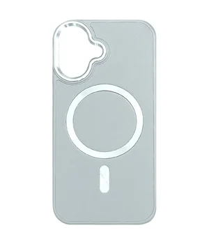 Кожаный чехол SnapCase with MagSafe для Apple iPhone 16 (6.1") Grey Кожаный чехол SnapCase with MagSafe для Apple iPhone 16 (6.1") Grey