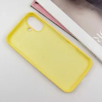 Чехол Silicone Case Full Protective (AA) для Apple iPhone 16 (6.1") Желтый / Yellow