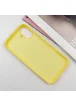 Чехол Silicone Case Full Protective (AA) для Apple iPhone 16 (6.1") Желтый / Yellow