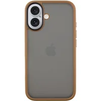 TPU+PC чехол Metal Buttons для Apple iPhone 16 (6.1") Золотой