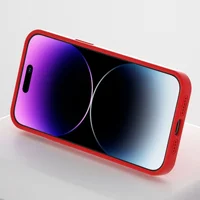 Чехол Silicone Case Full Protective with Ring для Apple iPhone 16 (6.1") Red