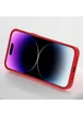 Чохол Silicone Case Full Protective with Ring для Apple iPhone 16 (6.1") Red
