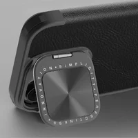 Кожаный чехол-книжка Nillkin Qin Prop для Apple iPhone 16 (6.1") Black