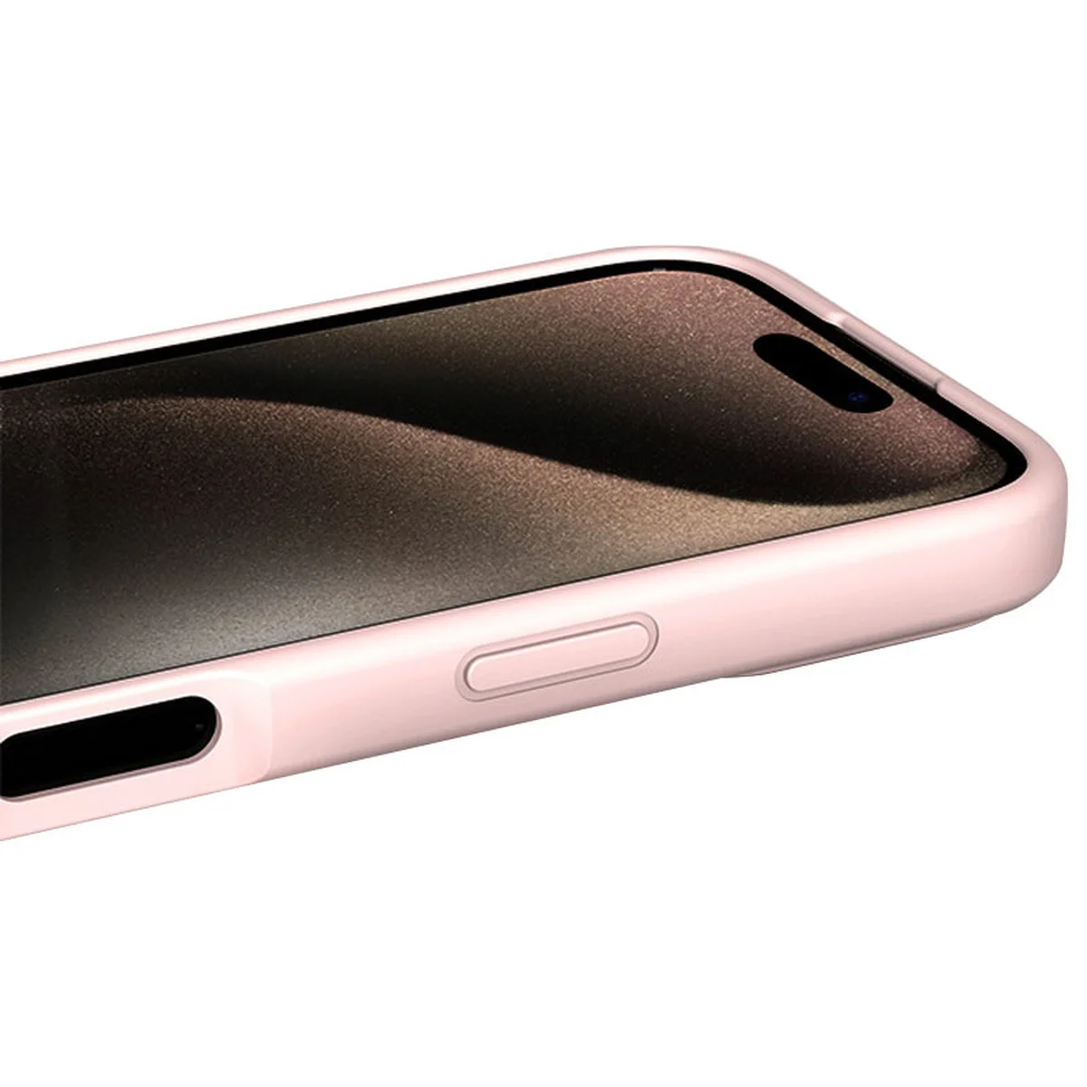 Чохол Silicone Case Full Protective with Ring для Apple iPhone 16 (6.1") Pink