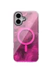 Чохол TPU Shiny Mountain (MagFit) для Apple iPhone 16 (6.1") Pink