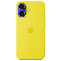 Чехол Silicone case (AAA) with Magsafe and Animation (button) для Apple iPhone 16 (6.1") Star Fruit