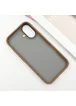 TPU+PC чехол Metal Buttons для Apple iPhone 16 (6.1") Золотой
