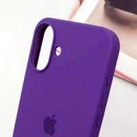 Чехол Silicone Case Full Protective (AA) для Apple iPhone 16 (6.1") Фиолетовый / Amethyst