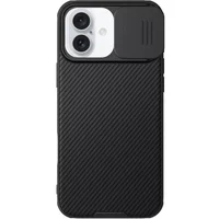 Карбоновая накладка Nillkin CamShield Pro Magnetic для Apple iPhone 16 (6.1") Black
