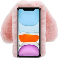 Чохол TPU Rabbit для Apple iPhone 16 (6.1") Pink