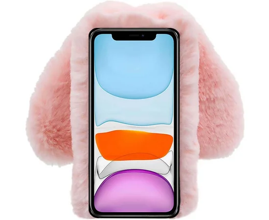 Чехол TPU Rabbit для Apple iPhone 16 (6.1") Pink